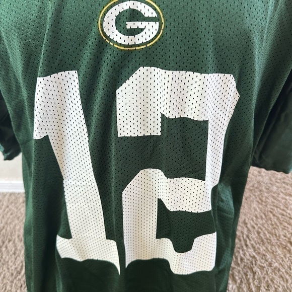 Men’s pre own as is Reebok NFL Aaron Rodgers home jersey size CL GreenBay Packer - Picture 2 of 8